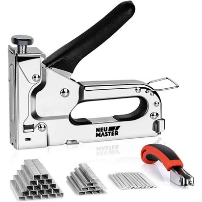 NEU MASTER Handtacker Set 3-in-1 Tackerpistole mit 2000 Klammern und