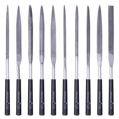 10-teiliges Feilen-Set für Metall und Holz, präzise Arbeiten, inkl. Holz- und
