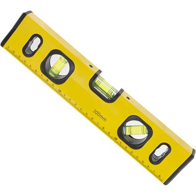 Shengyig Wasserwaage 30cm Magnetisch mit 3 Libellen aus Aluminiumlegierung für