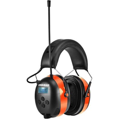 Prohear 033A Upgraded Gehörschutz mit DAB+/Bluetooth/FM Radio und Mikrofon
