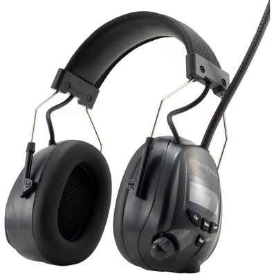 Protear Gehörschutz mit Bluetooth 5.3 und DAB+/FM Radio, wiederaufladbar, SNR