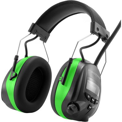 Protear Gehörschutz mit Radio DAB/DAB+/FM/Bluetooth 5.3, Noise Cancelling