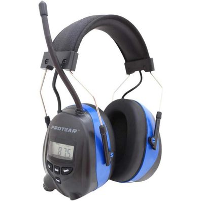 Protear Bluetooth Radio Gehörschutz mit wiederaufladbarer Batterie, SNR 30dB