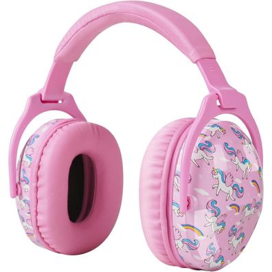 ZOHAN 030 Kinder Gehörschutz Kopfhörer, Lärmschutz mit 25dB SNR, Rosa Einhorn