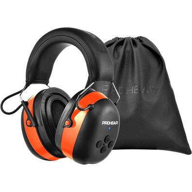 Prohear 037 Gehörschutz mit Bluetooth 5.4, Lärmreduzierung SNR 30dB, NRR25dB