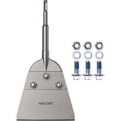 Firecore SDS Plus Spachtelmeißel 270x130mm - Bodenschaber für Fußbodenkleber