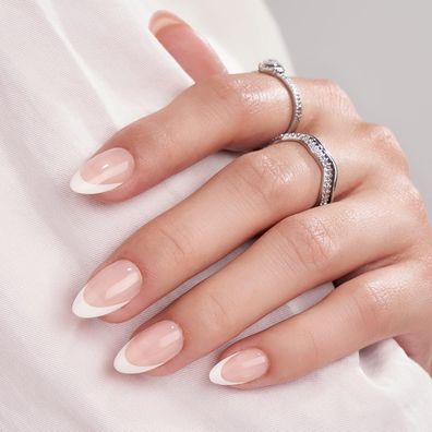 BTArtbox French Press On Nails Kurz Almond Beige - 32 Stück künstliche