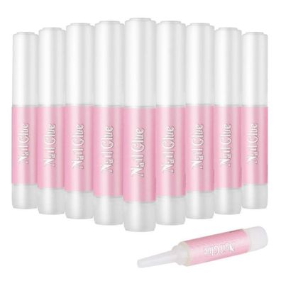 LOPHE 10x Nagelkleber Extra Stark (2g) für Kunstnägel, Tips, Press On Nails
