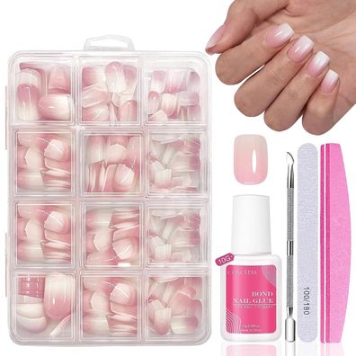 MrCuvaryas Nagel Tips Set - 240 Stück Französisch Falsche Nägel Zum Aufkleben