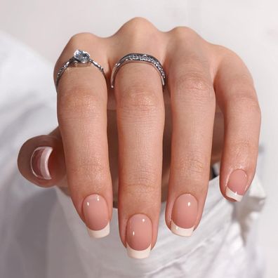 BTArtbox French Press on Nails Kurz Square 30 Stück Künstliche Nägel zum