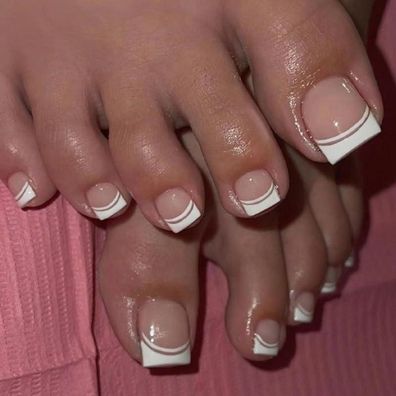 Daruur 24 Stück Full Cover Press on Nails, Klebenägel Fingernägel für Frauen