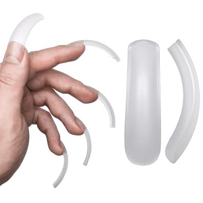 NOVO OVO Halloween Extra lange gebogene Nagelspitzen, Quadratische