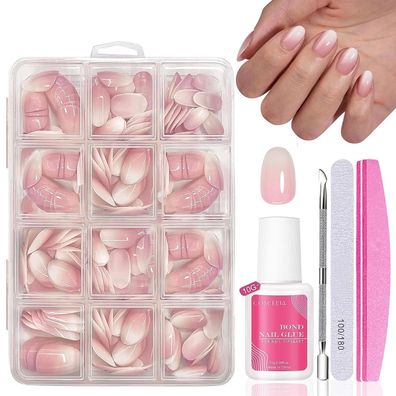 MrCuvaryas Nagel Tips Set - 240 Stück Französisch Falsche Nägel Zum Aufkleben