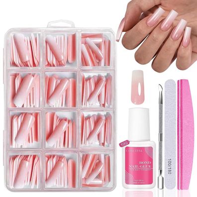 MrCuvaryas Nagel Tips Set - 240 Stück Französisch Falsche Nägel Zum Aufkleben