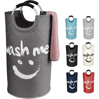 Ihomagic Wäschesack Reise 120L, Faltbarer Wäschekorb 95L, Wäschesortierer 3