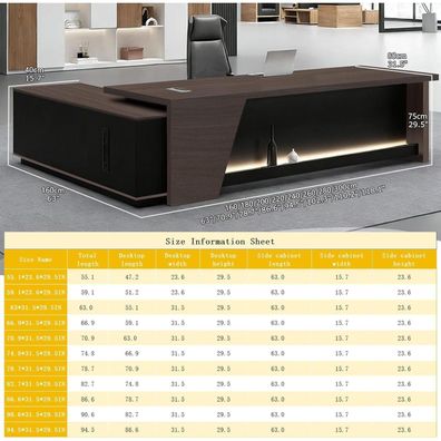 Moderner L-förmiger Bürotisch mit viel Stauraum, 170x80x75 cm