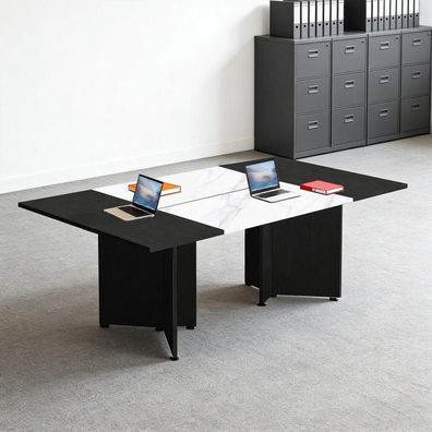 Zrbddef Modularer Konferenztisch erweiterbar, 320x100x74 cm, für 4-12 Personen