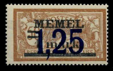 MEMEL 1922 Nr 50 postfrisch X76CF7A