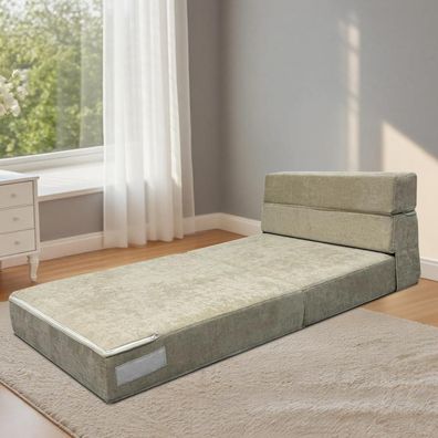 ANONER Schlafsessel Schlafsofa mit Bettfunktion, Klappmatratze mit Memory