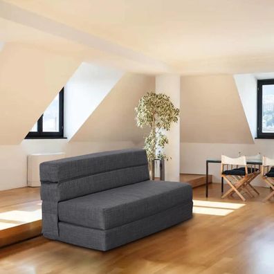 ANONER Schlafsessel mit Bettfunktion, Schlafsofa aus Memory Schaum mit Kissen