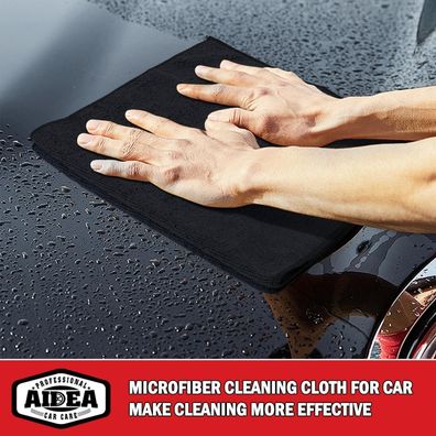AIDEA Mikrofaser Reinigungstücher Auto & Haushalt, ultra-saugfähig, 30,5 x 40,6