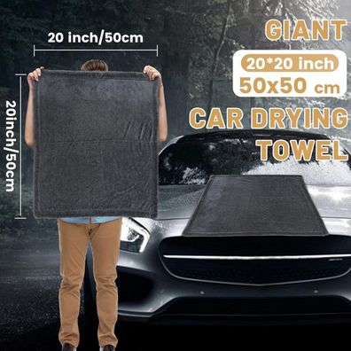 Ghguole Auto Trockentuch 50x50cm - 1800GSM Verdicktes Premium Mikrofaser