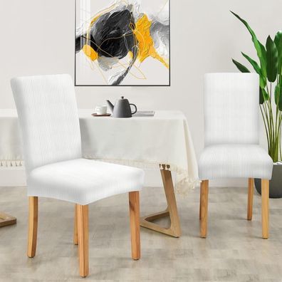 Ystyle Stretch Stuhlhussen 2er Set - Elastisch, Abnehmbar & Waschbar für Stühle