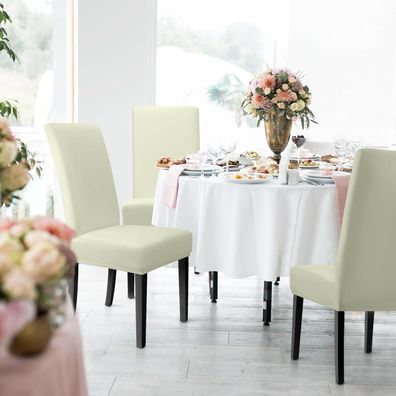 Eozakavod Stuhlhussen 6er Set - Moderne Stretch Stuhlbezüge für Esszimmer