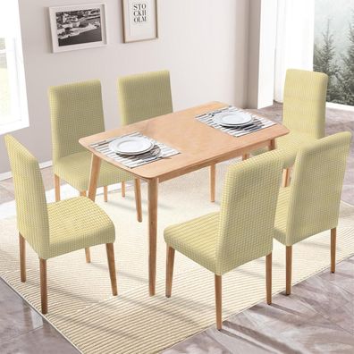 Ystyle Stretch Stuhlhussen 6er Set, elastisch, abnehmbar, waschbar, universal