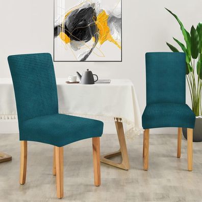 Ystyle Stretch Stuhlhussen 2er Set, abnehmbar und waschbar, universell passend