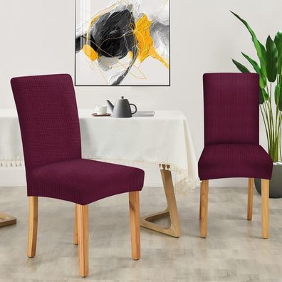 Ystyle Stretch Stuhlhussen 2er Set, elastisch, abnehmbar, waschbar, universell