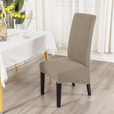 EBETA Stuhlbezug 4 Stück XL Stretchhusse für Esszimmerstühle, Sandfarbe