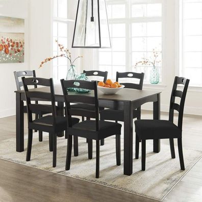 BalladHome Stuhlhussen 6 Stück, elastische Jacquard Spannbezüge für