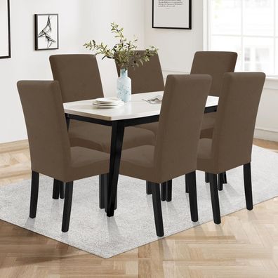 Ystyle Stretch Stuhlhussen 2er Set - Waschbare und elastische Stuhlbezüge für