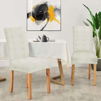 Ystyle Stretch Stuhlhussen 2er Set, abnehmbar und waschbar, universal für viele