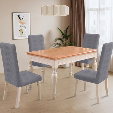 Ystyle Stretch Stuhlhussen 4er Set, elastische und waschbare Stuhlbezüge für