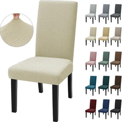 Ystyle Stuhlhussen 2er Set, Helles Beige, Universale Elastische Stuhlbezüge für