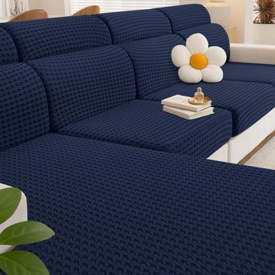 Ystellaa Stretch Sitzkissenbezug, rutschfest und elastisch, für 1 Sitzer Sofas