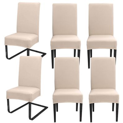 Hopelit Stuhlhussen 6er Set für Schwingstühle, abnehmbar, waschbar, Stretch