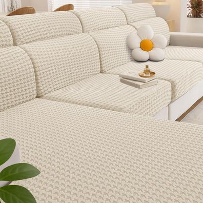 Ystellaa Stretch Sitzkissenbezug für Sofa, rutschfest, elastisch, universal, 1