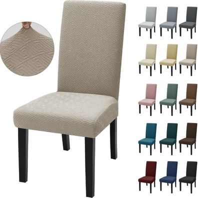 Ystyle Stuhlhussen 6er Set - Universelle elastische Stretch-Stuhlbezüge für