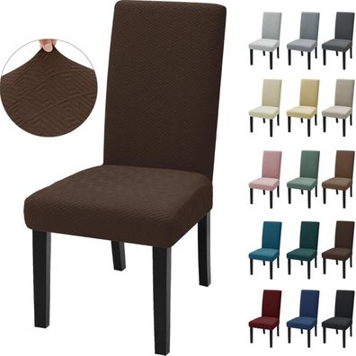 Ystyle Stuhlhussen 2er Set, universelle elastische Stuhlbezüge für Wohnzimmer