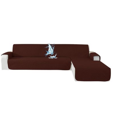 Cycmaco Wasserdichter L-Form Sofabezug für 4-Sitzer Ecksofas, rutschfest, für