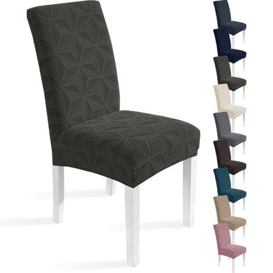 Ystyle 4er Set Stretch Stuhlbezüge, universale elastische und waschbare Chair