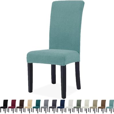 Ystellaa Stuhlhussen 4er Set, Stretch Stuhlbezug für Esszimmerstühle, Waschbar