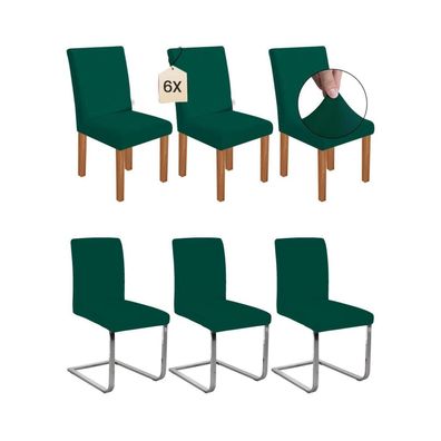 Dmyifan Stretch Stuhlhussen 6er Set für Schwingstühle, abnehmbar und waschbar