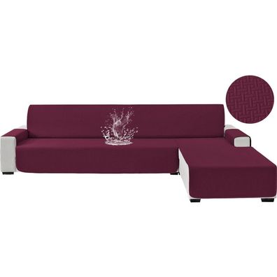 Cycmaco Wasserdichter L-Form Sofabezug für 4-Sitzer Ecksofa, Reversibel