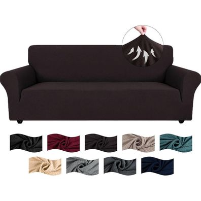 Cycmaco High Stretch Jacquard Sofabezug für 3-Sitzer Sofas mit Armlehnen