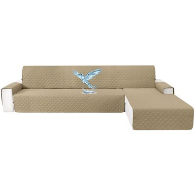 Cycmaco Wasserdichter L-Form 4-Sitzer Couch Überzug, Rechts/Links Wendbar