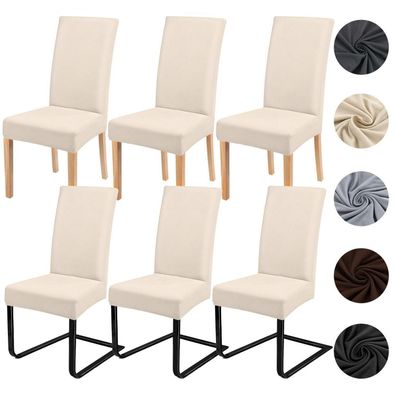 Zclikeu Stuhlhussen 6er Set für Schwingstühle - Moderne Stretch Husse